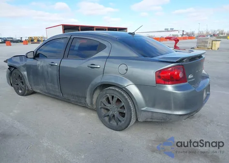 2013 Dodge Avenger R/T z USA, uszkodzony, nr VIN 1C3CDZBG0DN684268